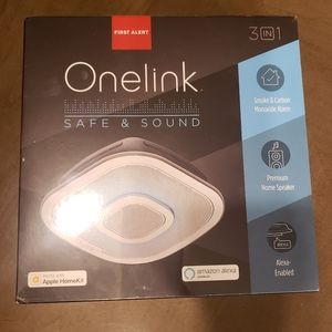 First Alert OneLINK Safe & Sound Speaker Smoke Carbon Monoxide Alarm